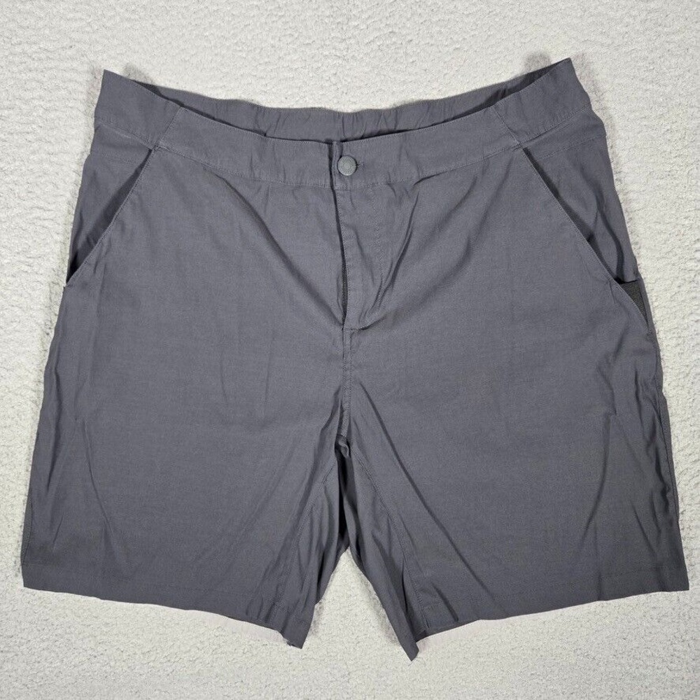 Marmot Shorts Mens XL Gray‎ 9" Lightweight Casual Preppy Logo Nylon Blend Chino